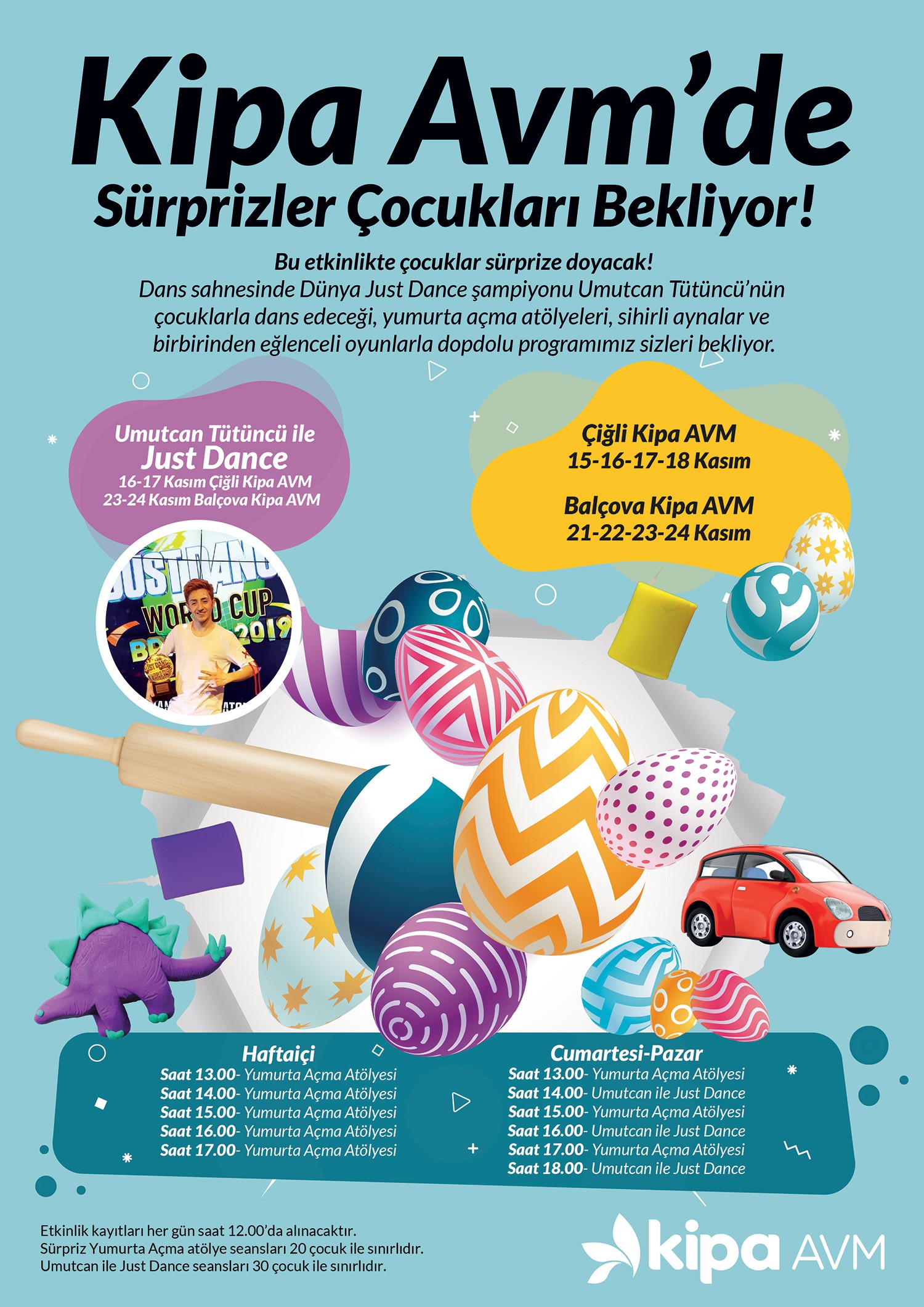 Kipa AVM'de Sürprizler Çocukları Bekliyor!